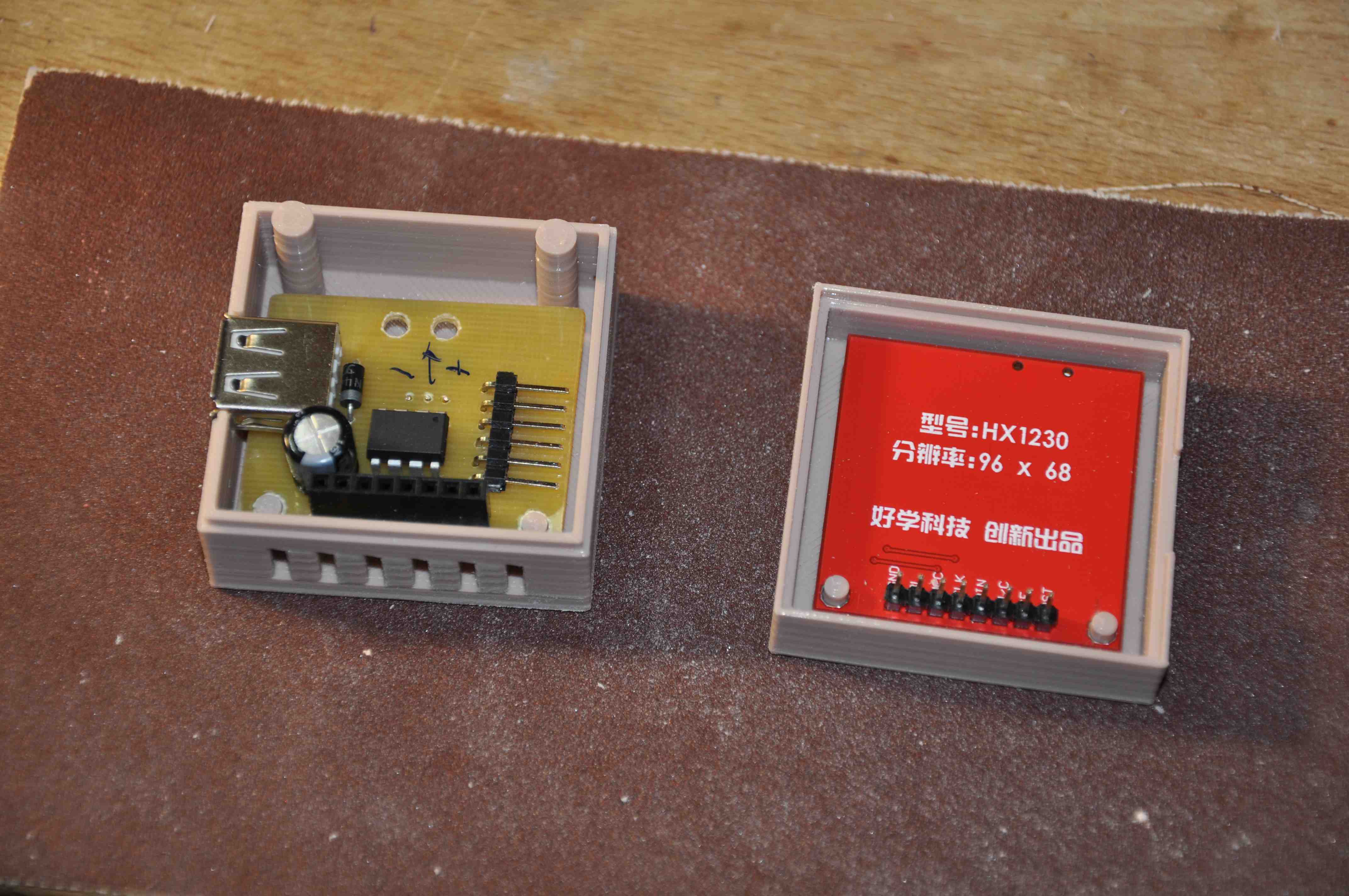 Термометр в разобраном виде