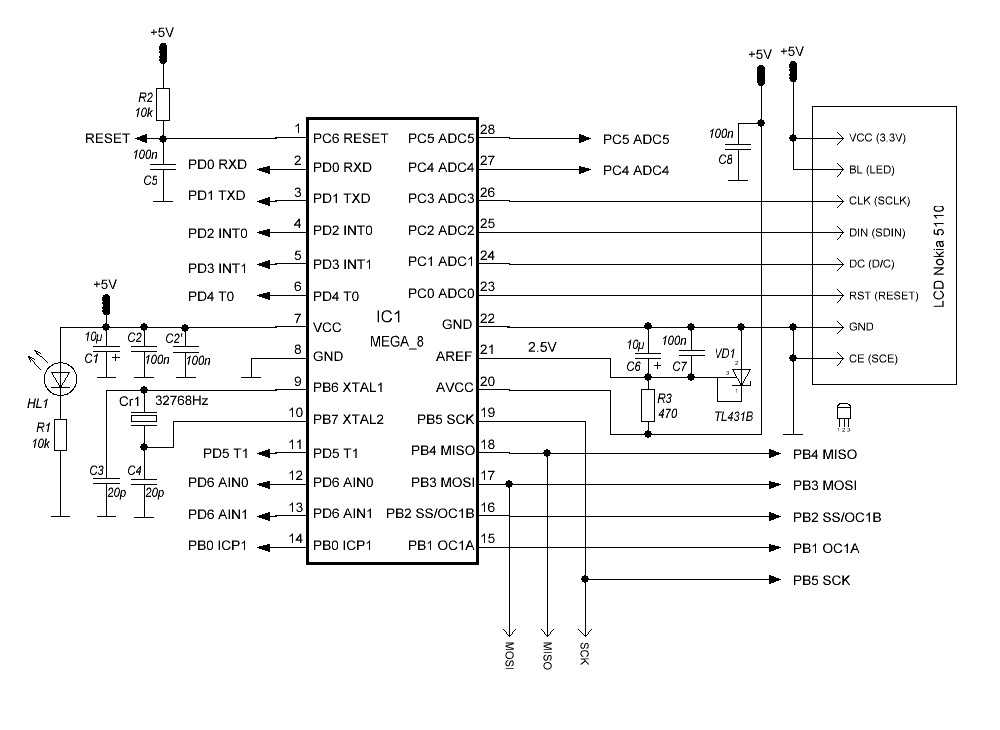 Принципиальная схема модуля