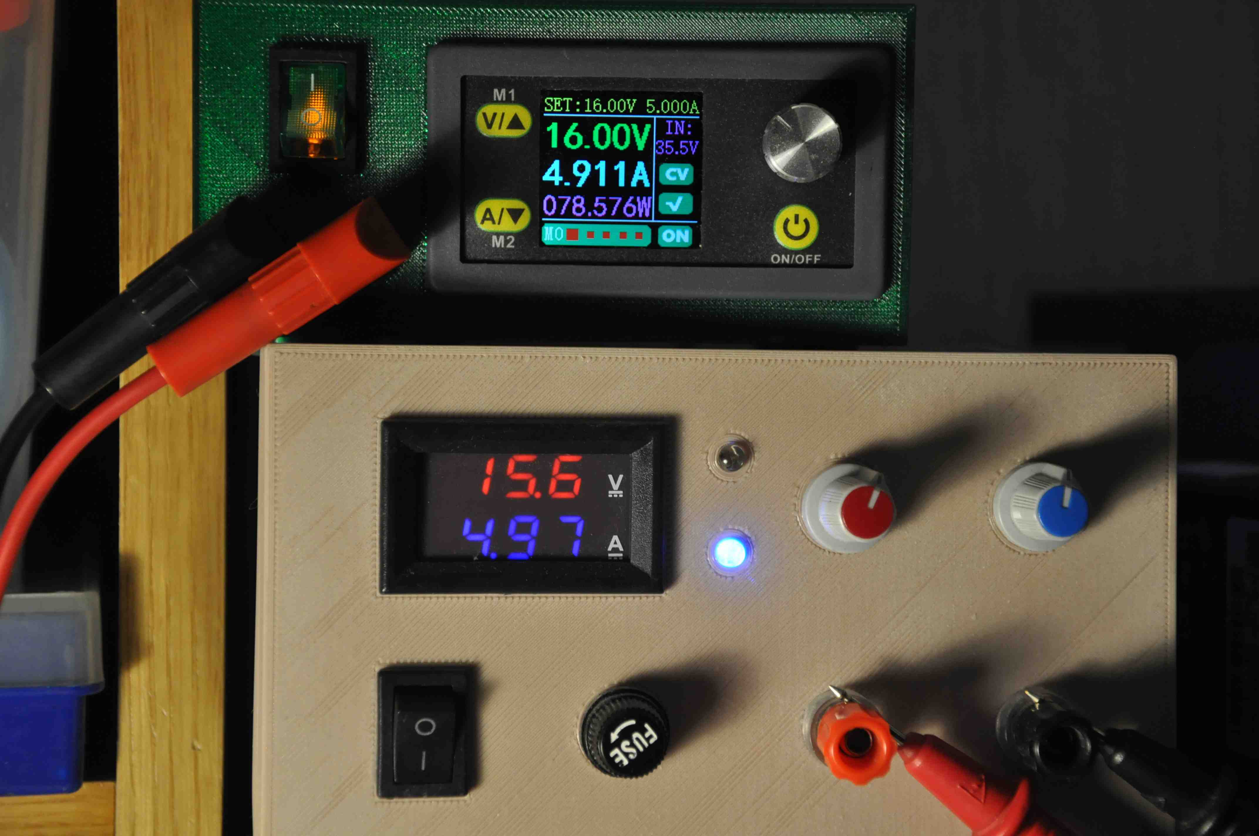 Теситрование 16V 5A