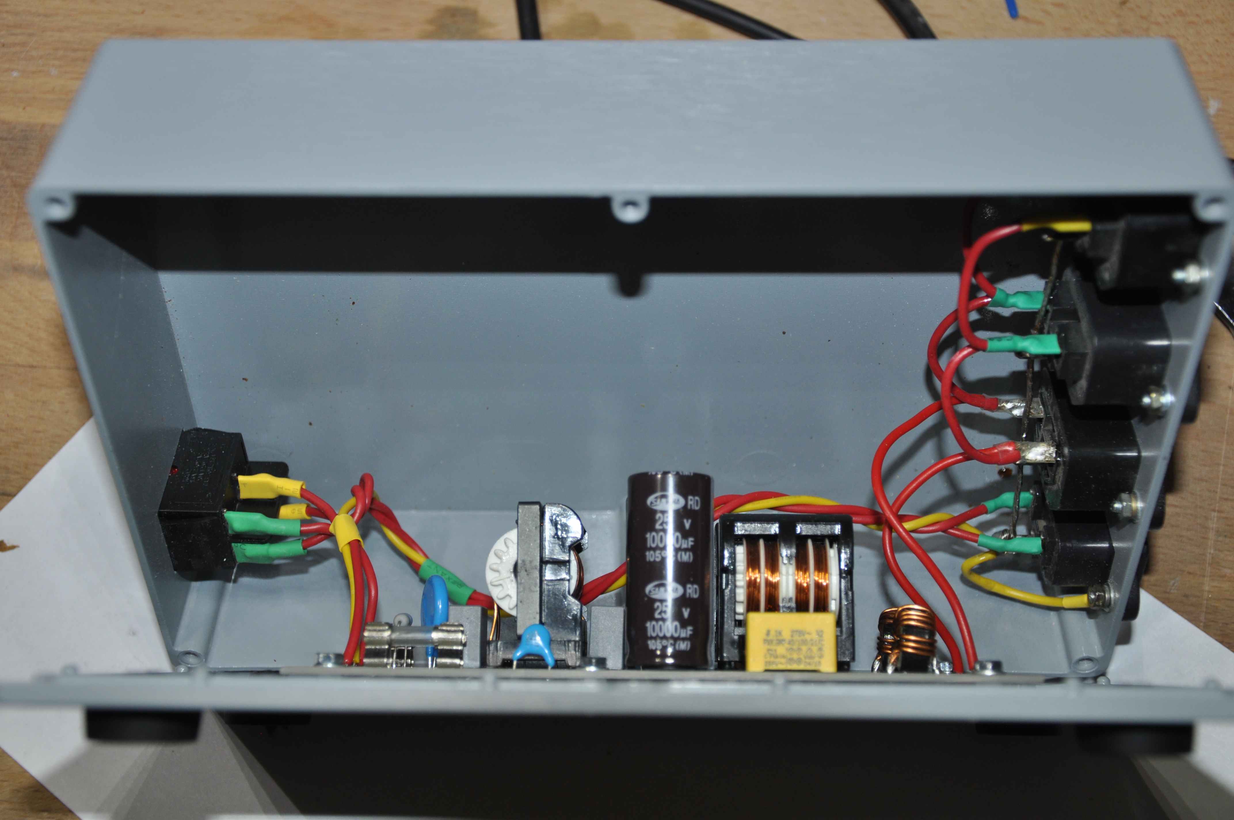 фильтр в разобранном виде