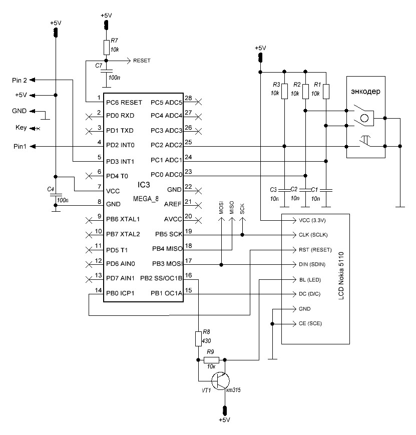 Схема блока управления