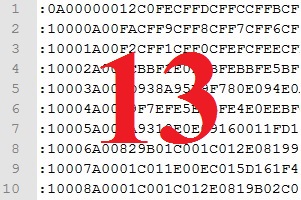 Урок 13 (Подключение трехсекционного семисегментного индикатора)