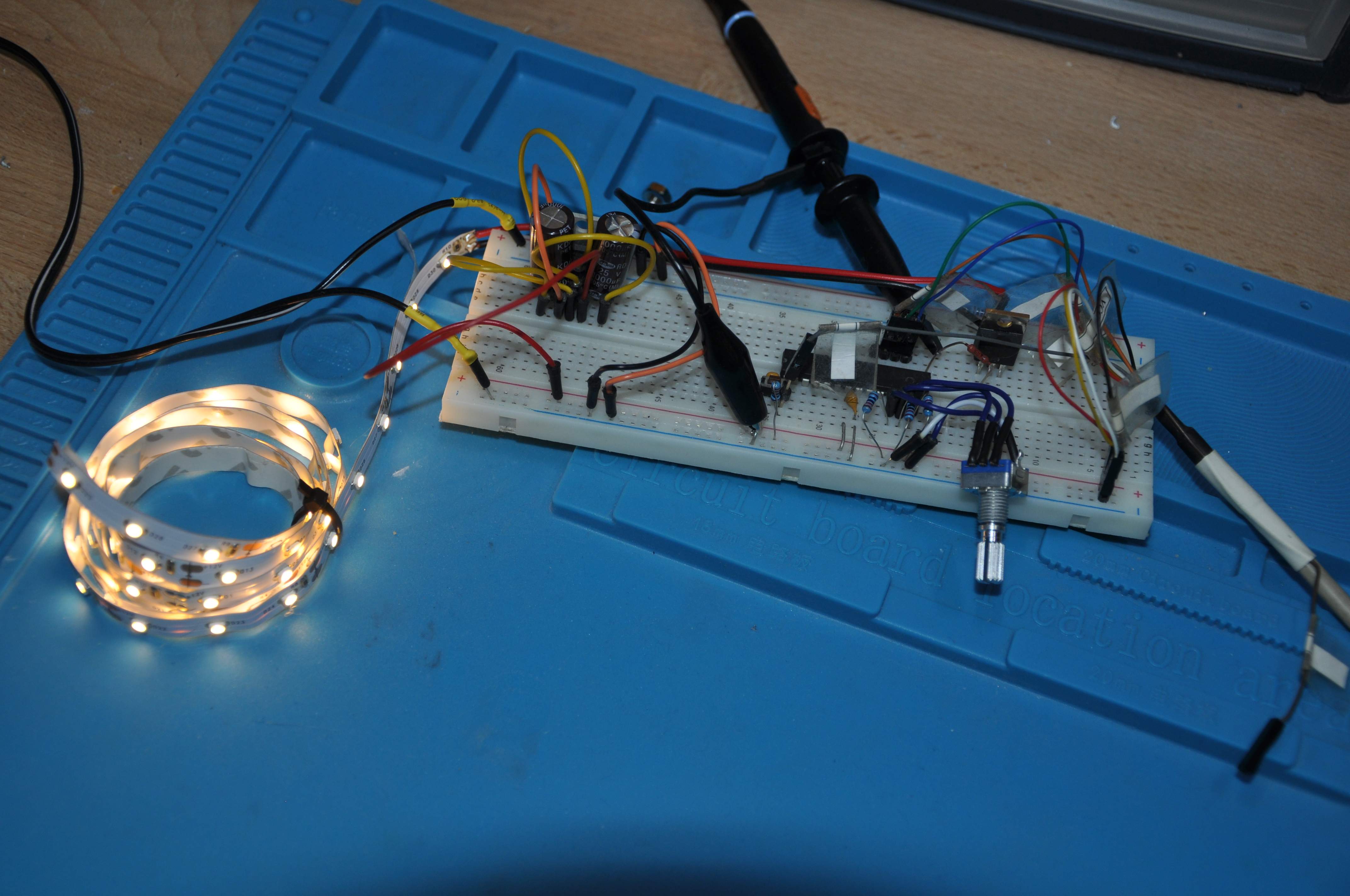 Внешний вид собраной схемы