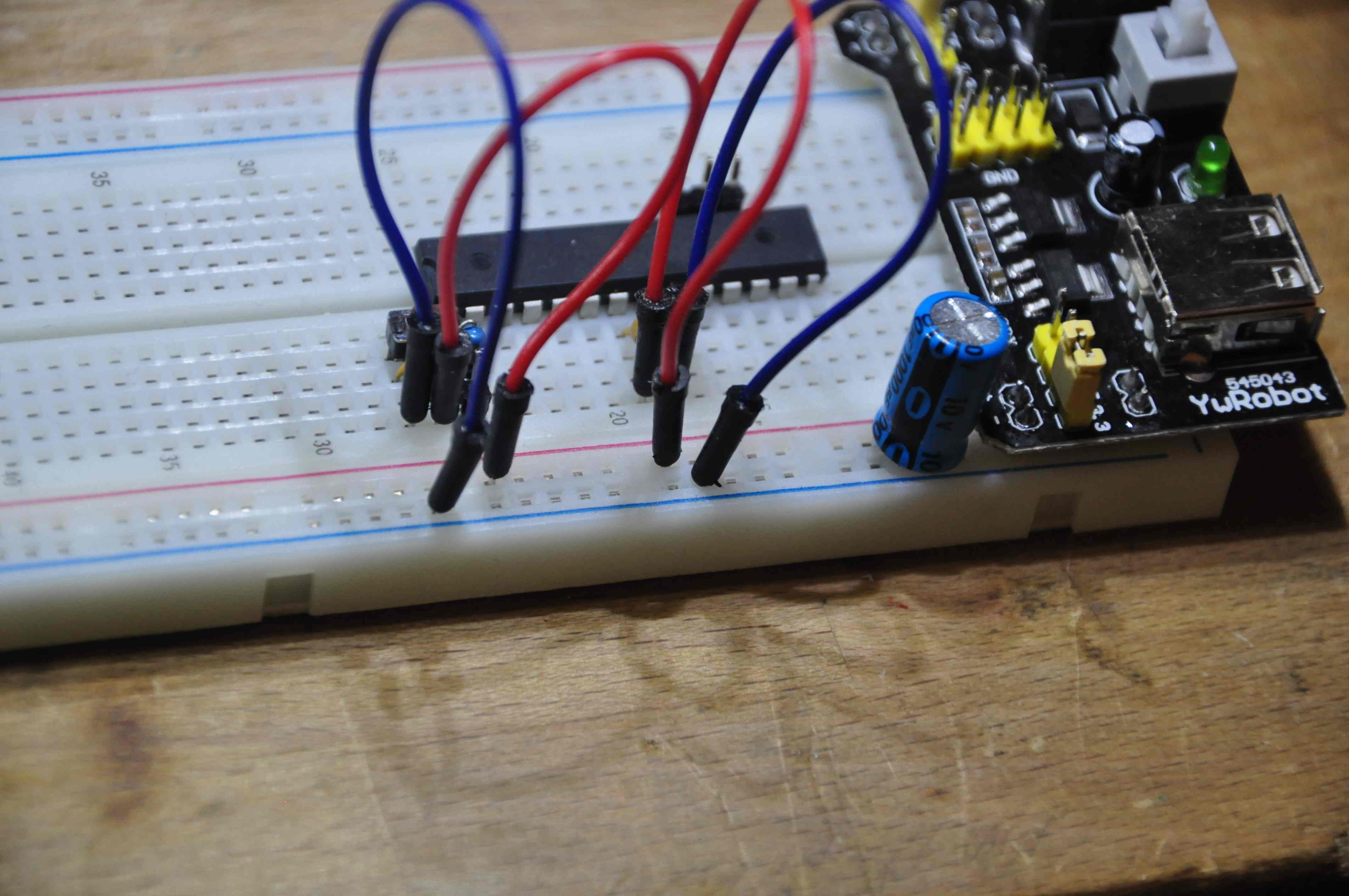 Этапы сборки схемы