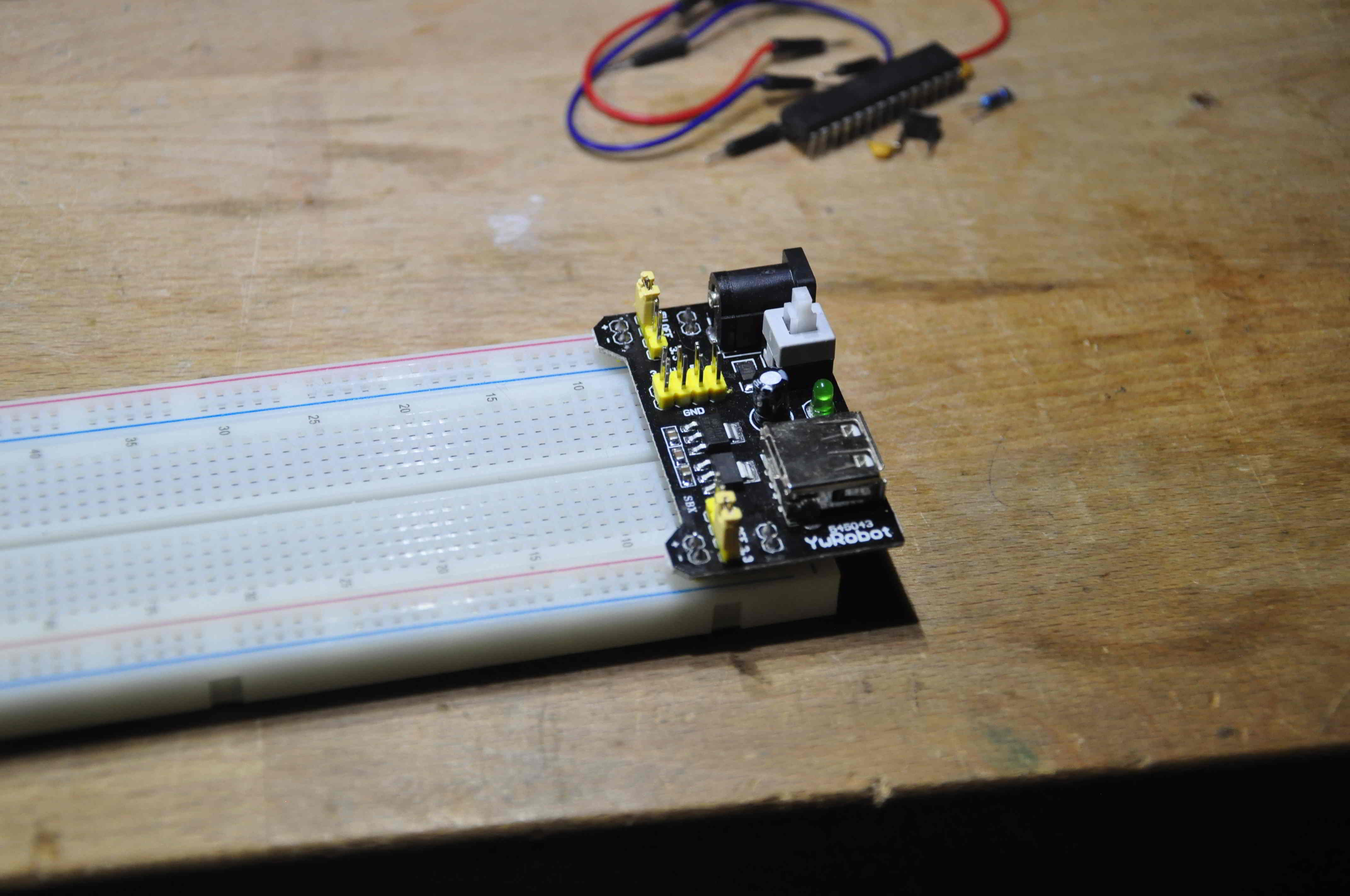 Этапы сборки схемы