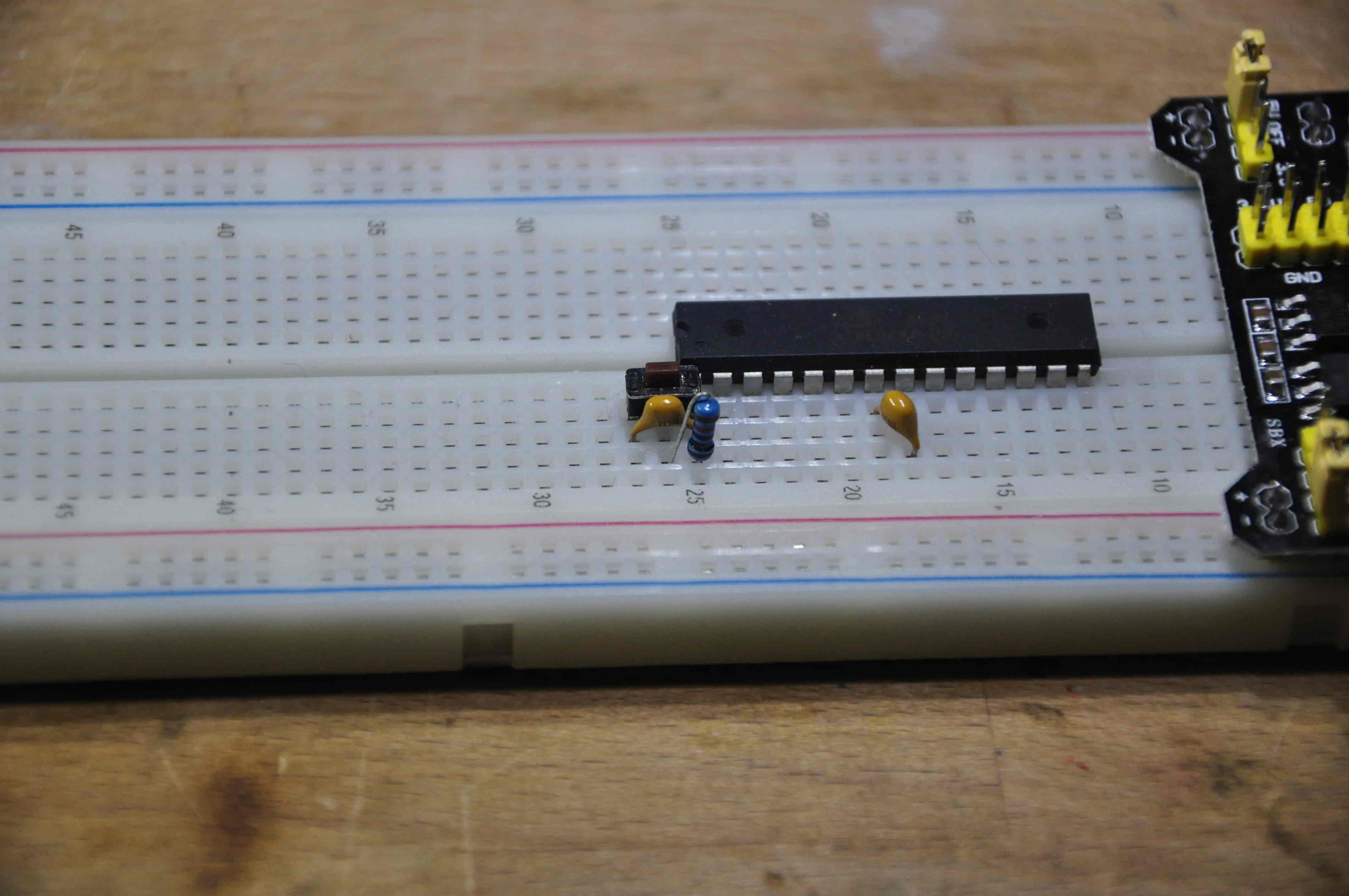 Этапы сборки схемы