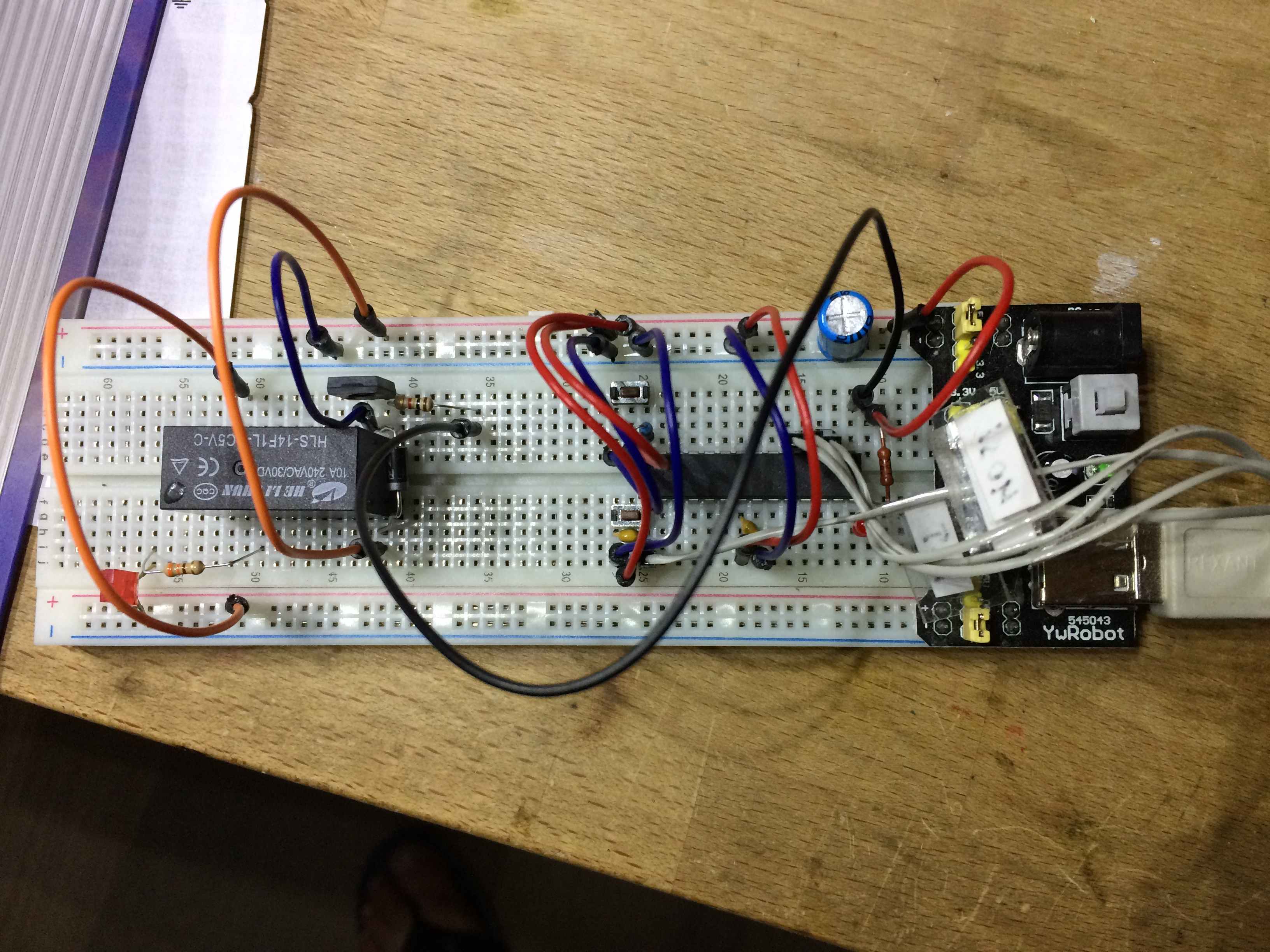 Вид макетной платы 1