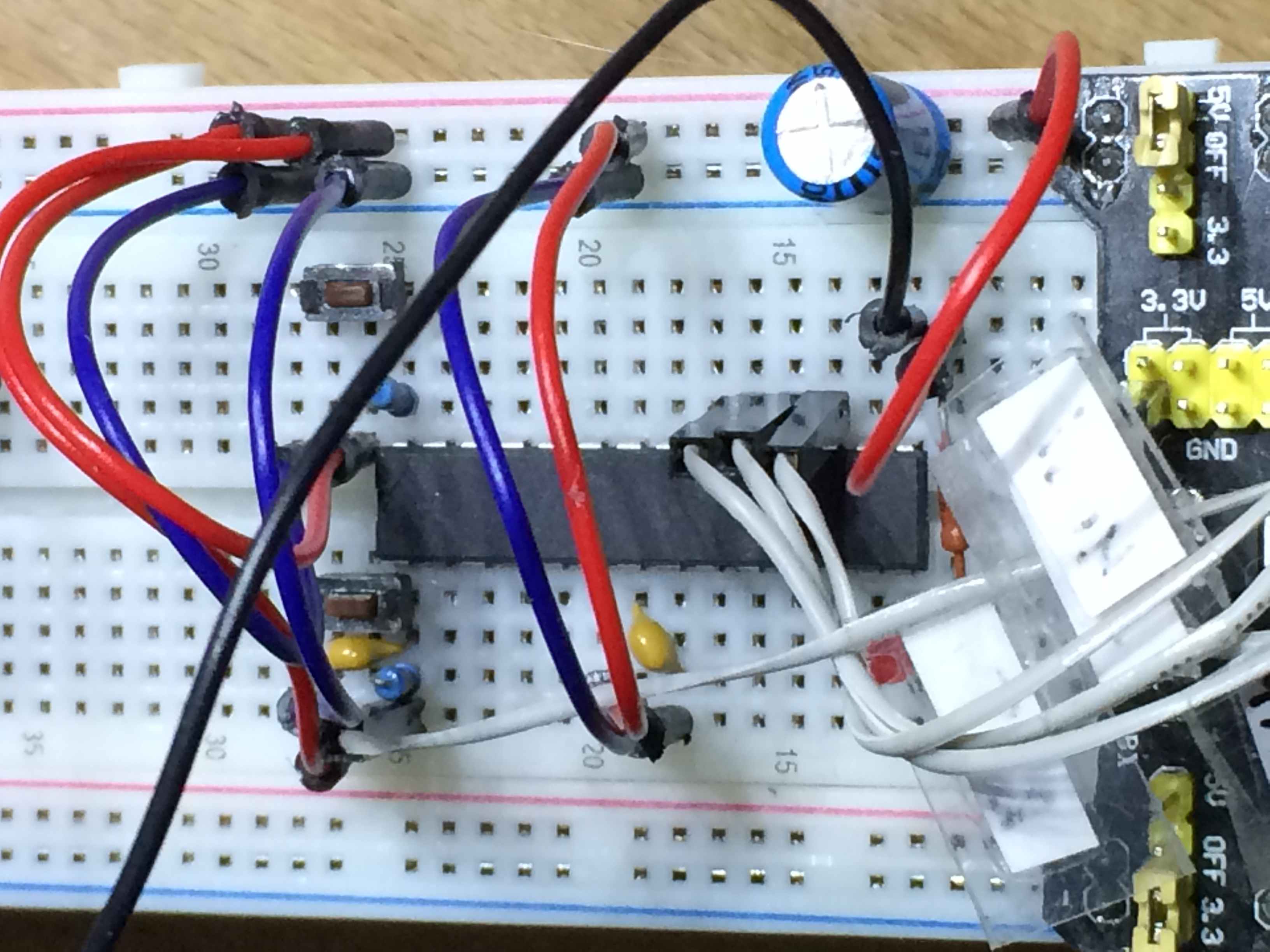 Вид макетной платы 3