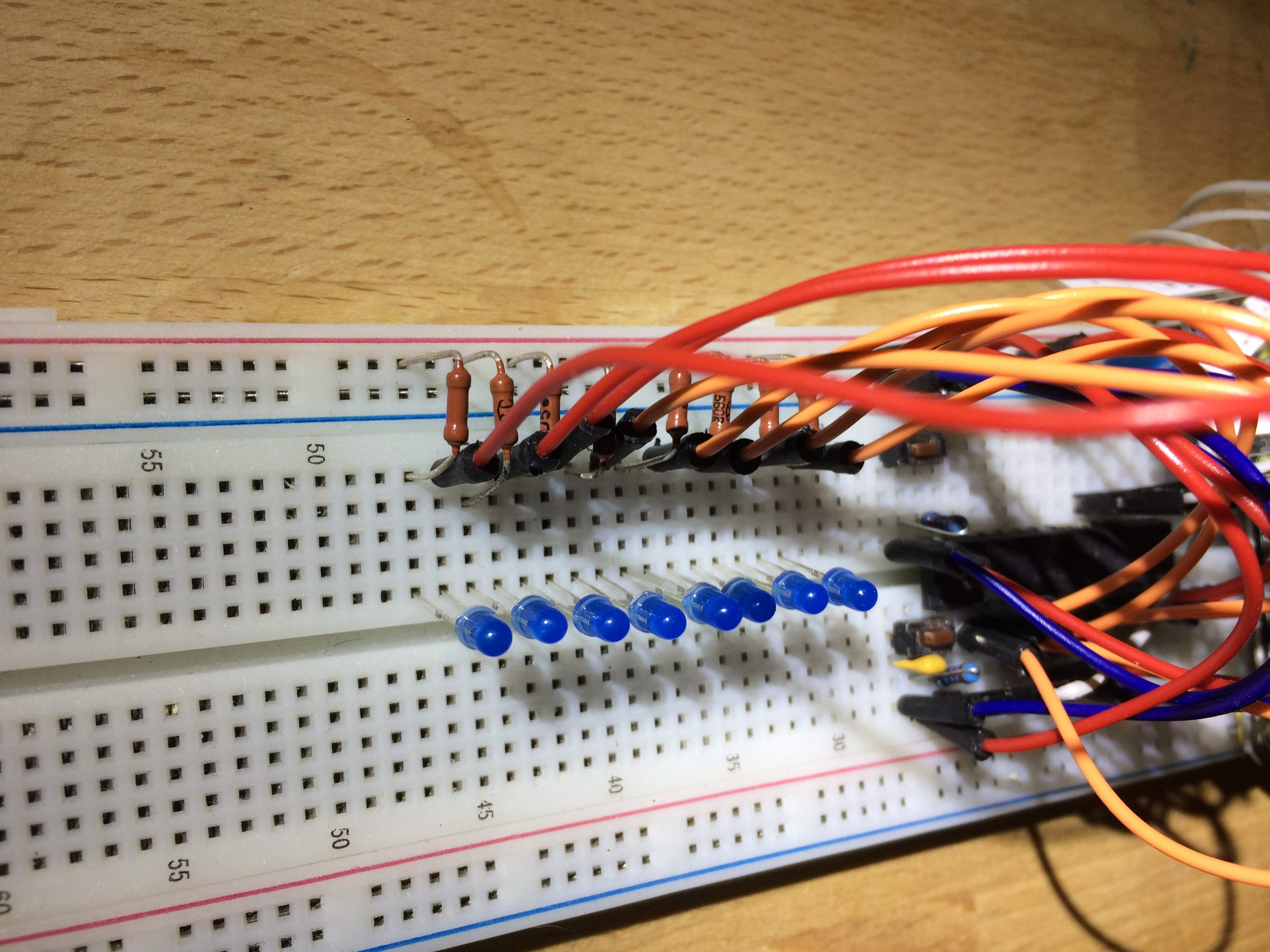 Вид макетной платы 1