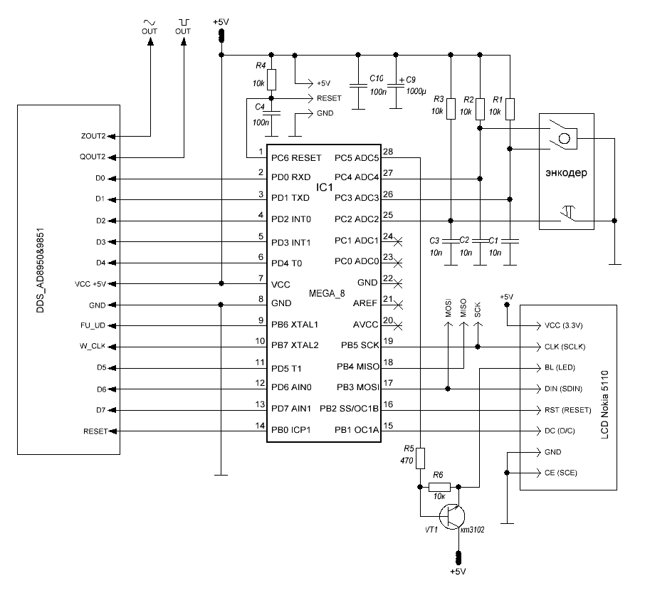 Схема генератора