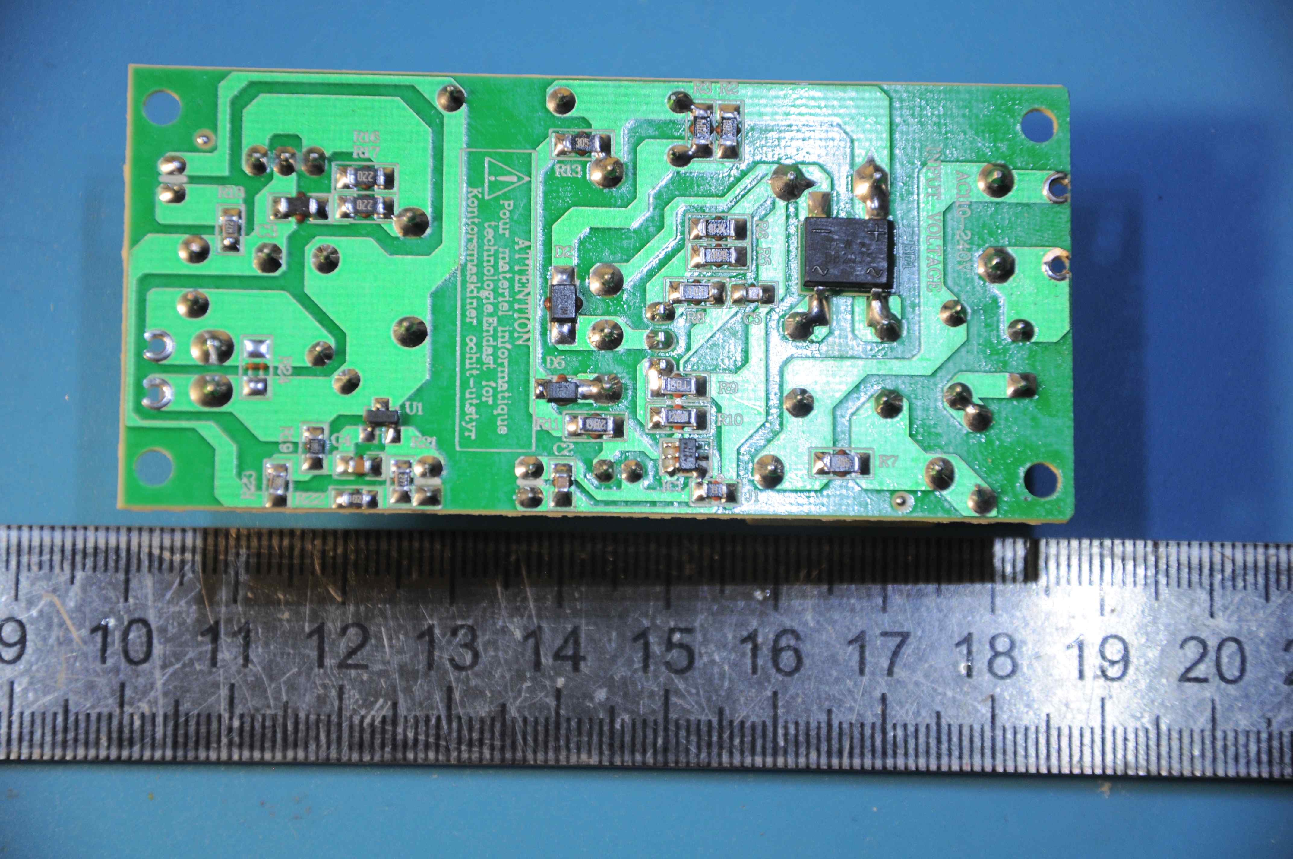 Блок питания вид снизу