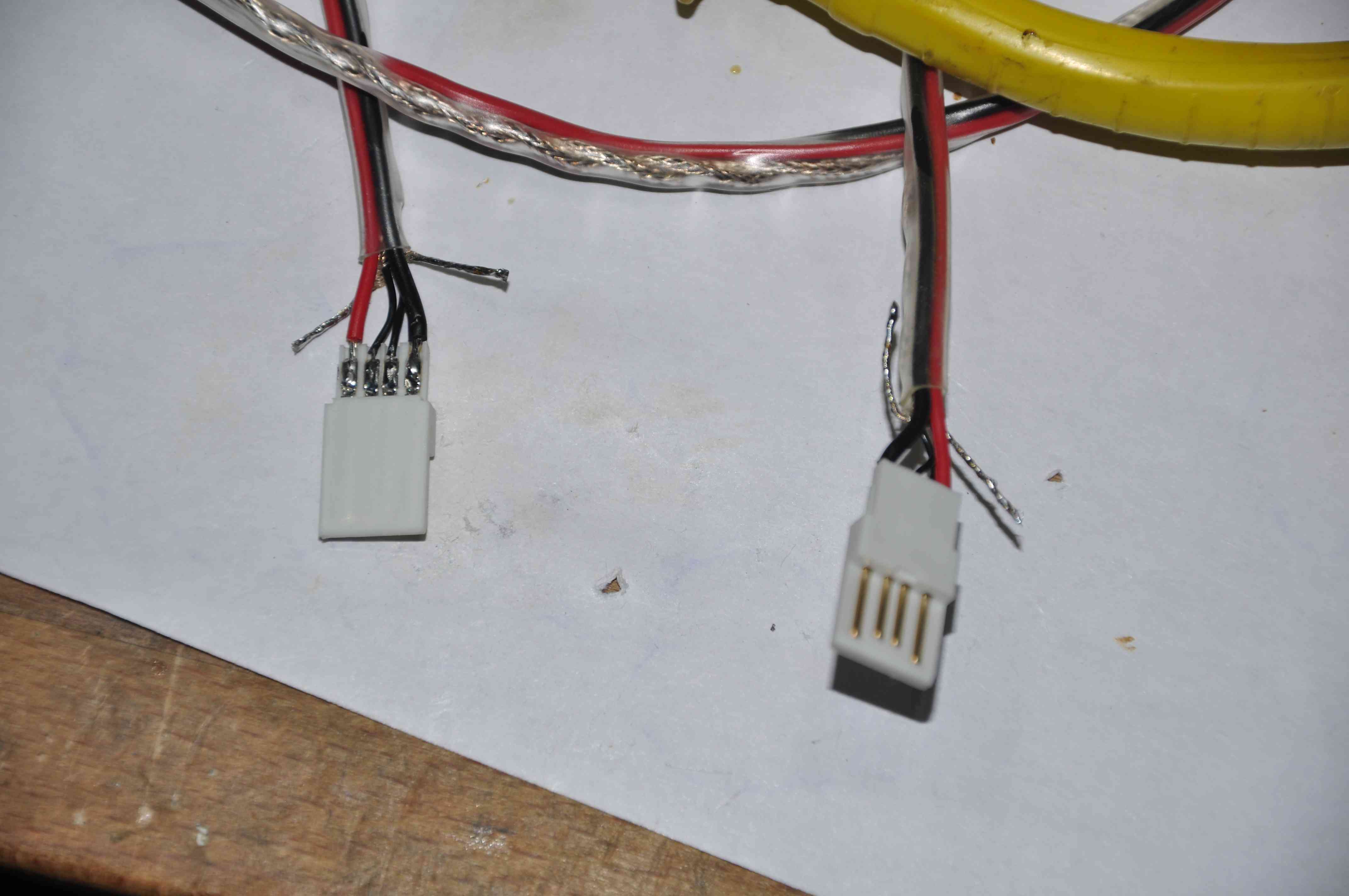 Этапы сборки кабеля