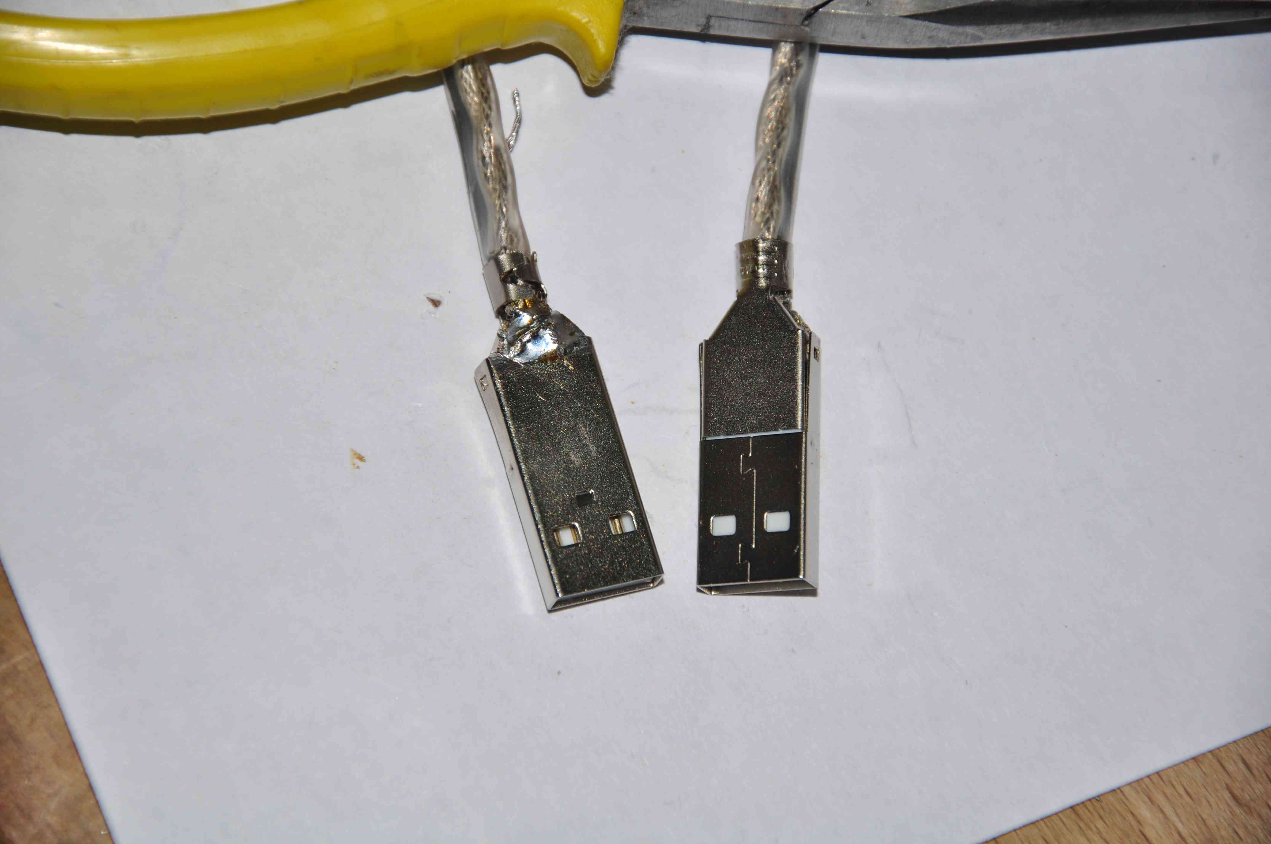 Этапы сборки кабеля