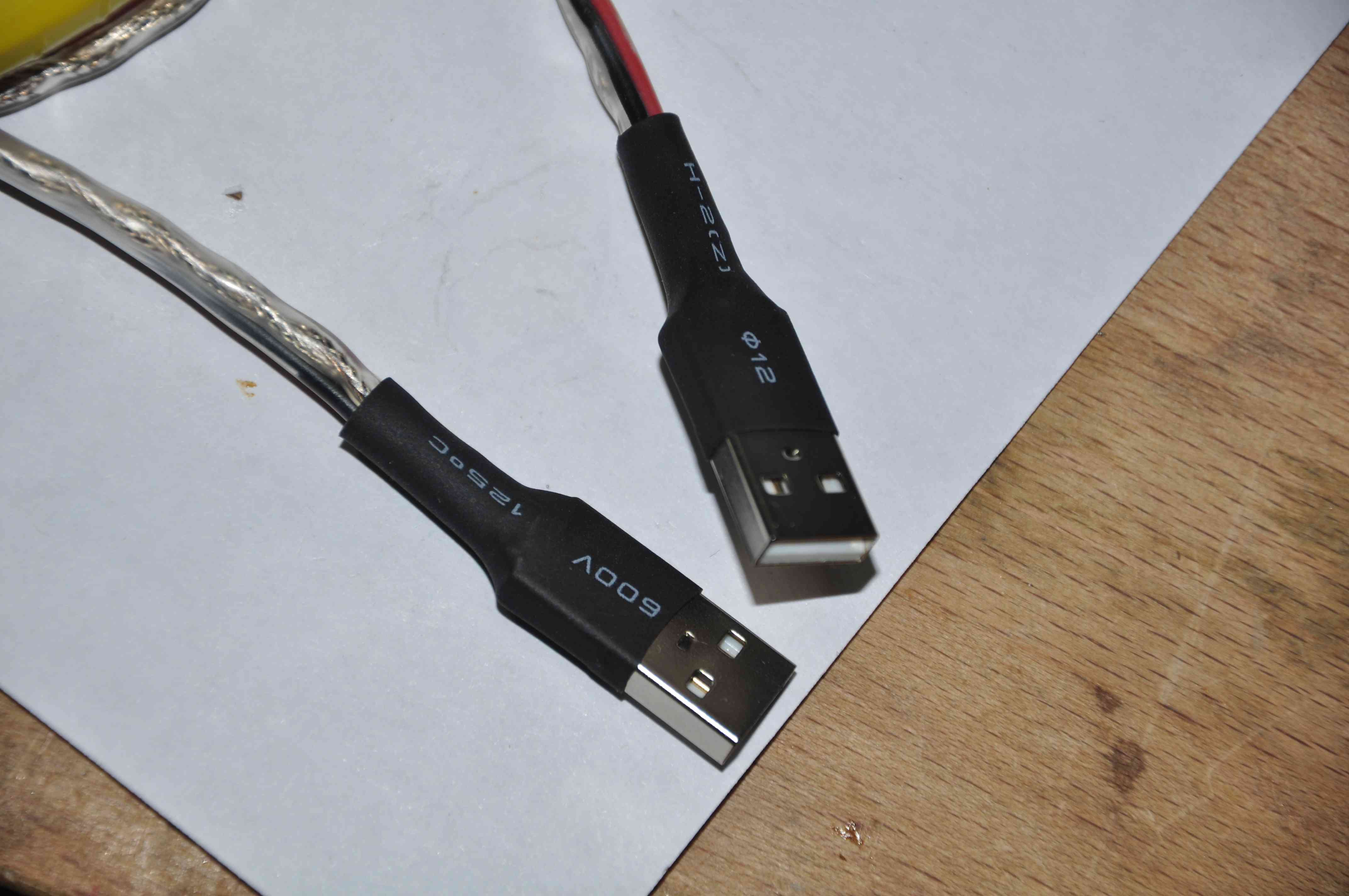 Этапы сборки кабеля