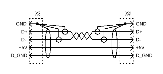 Схема кабеля