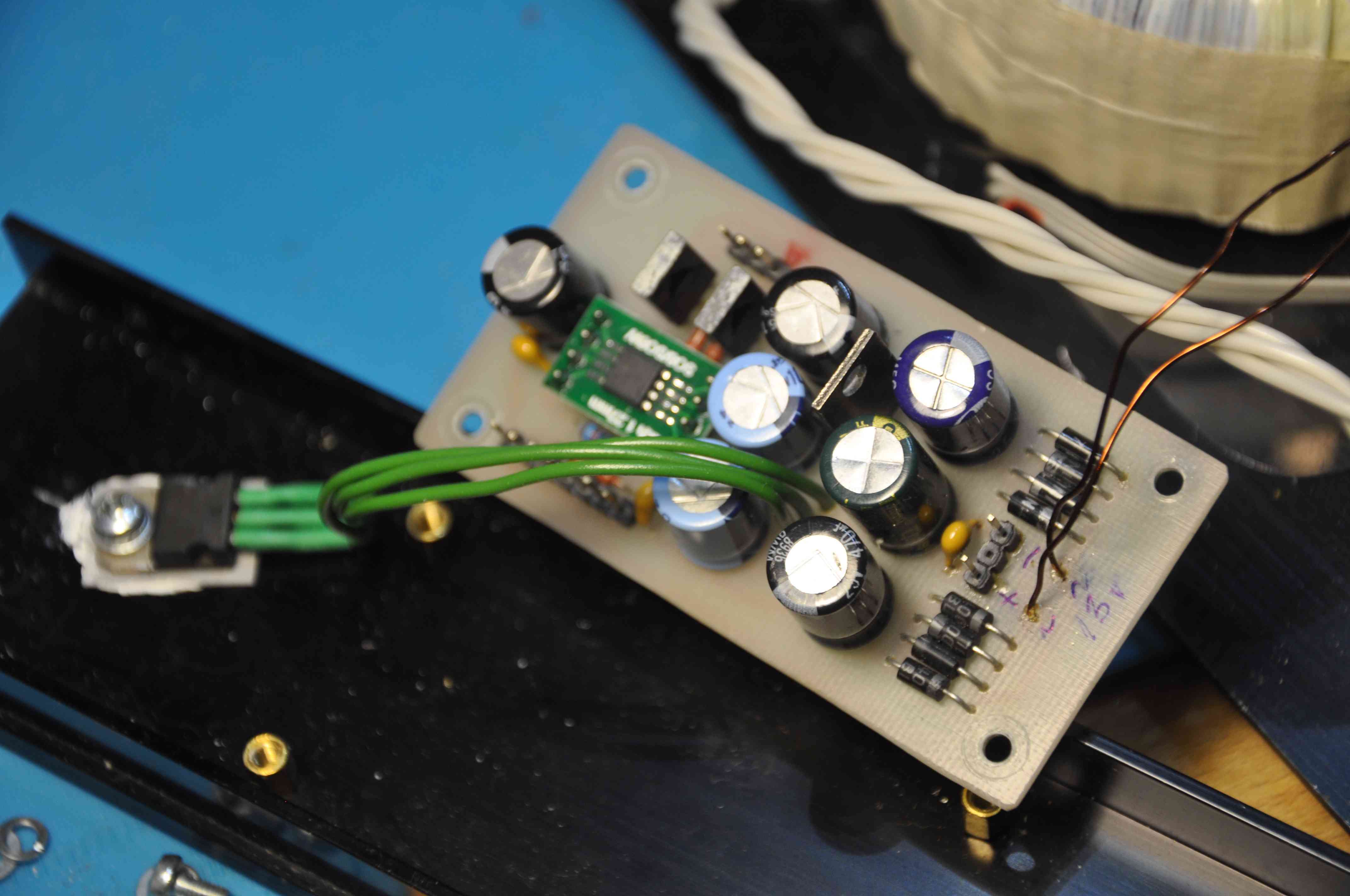 Плата блока задержки