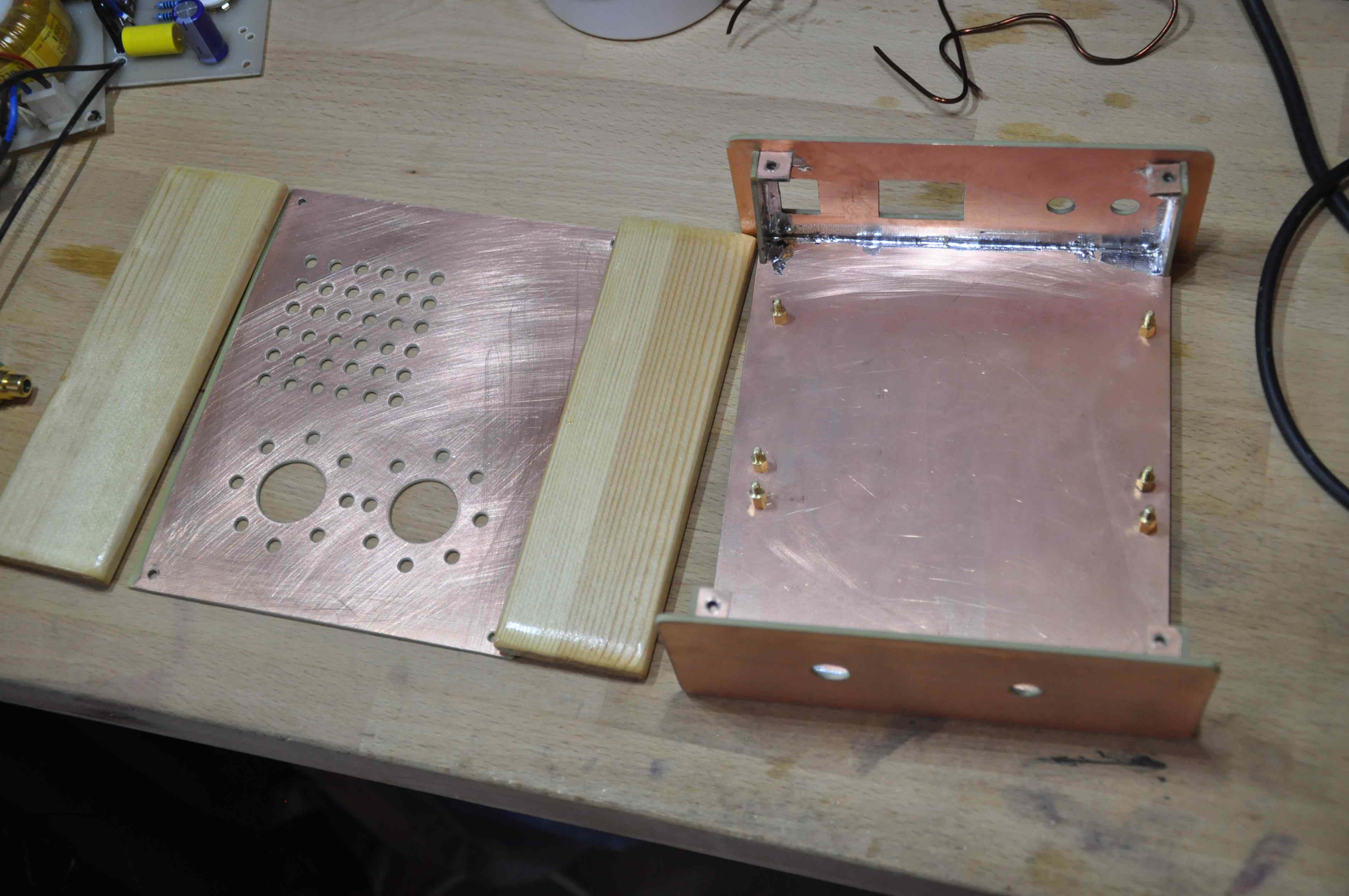 Корпус в процессе изготовления