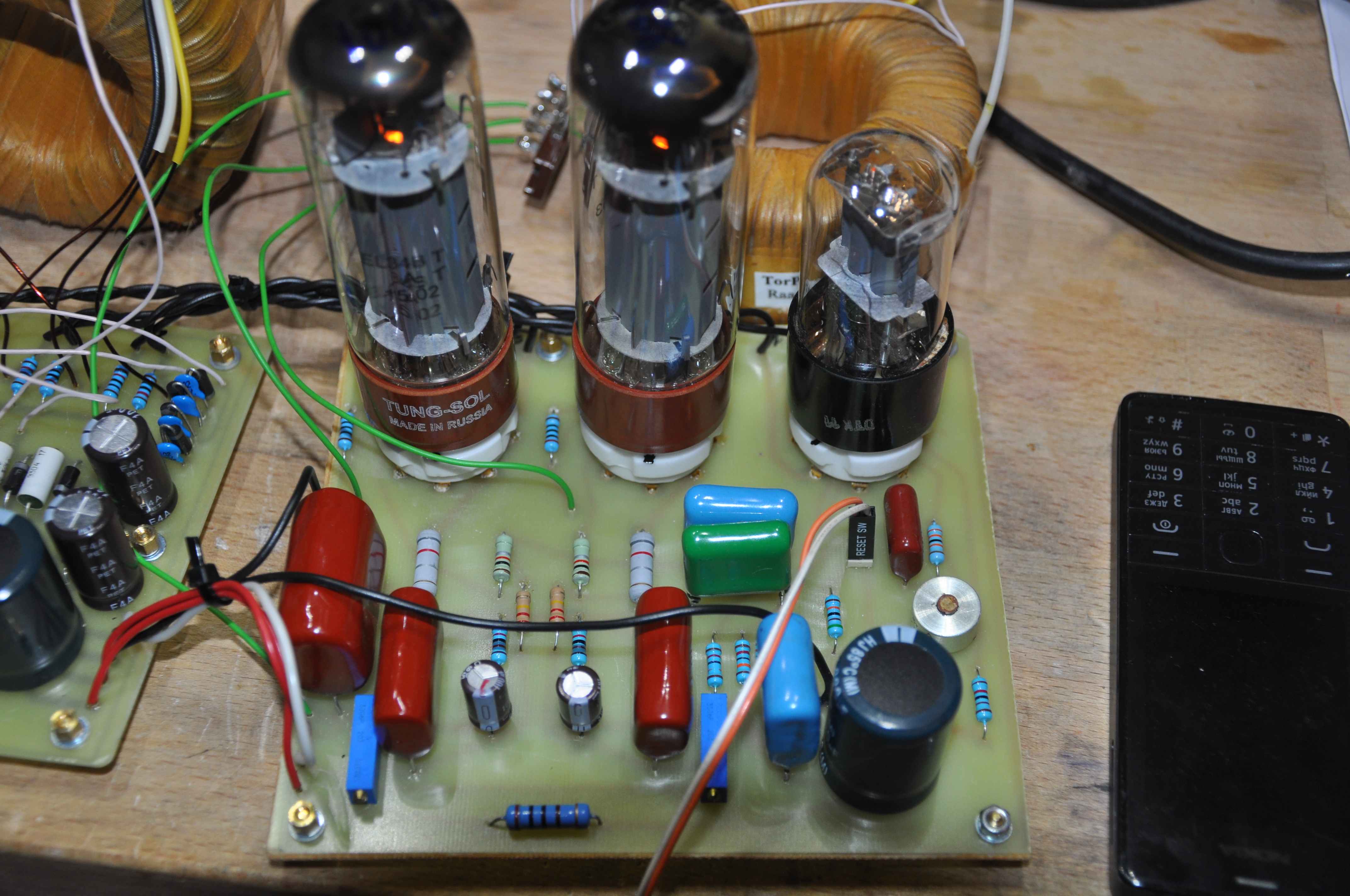 Плата усилителя в сборе